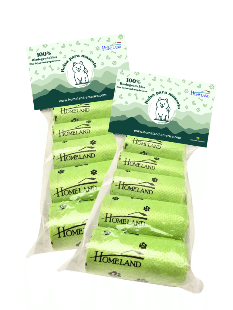 Bolsa Para Mascotas Biodegradable – 10 Rollos 140 Bolsas